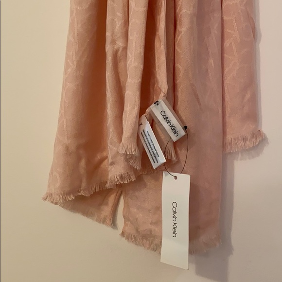 Scarf- Long, Light Pink, CK Scarf - Picture 3 of 7